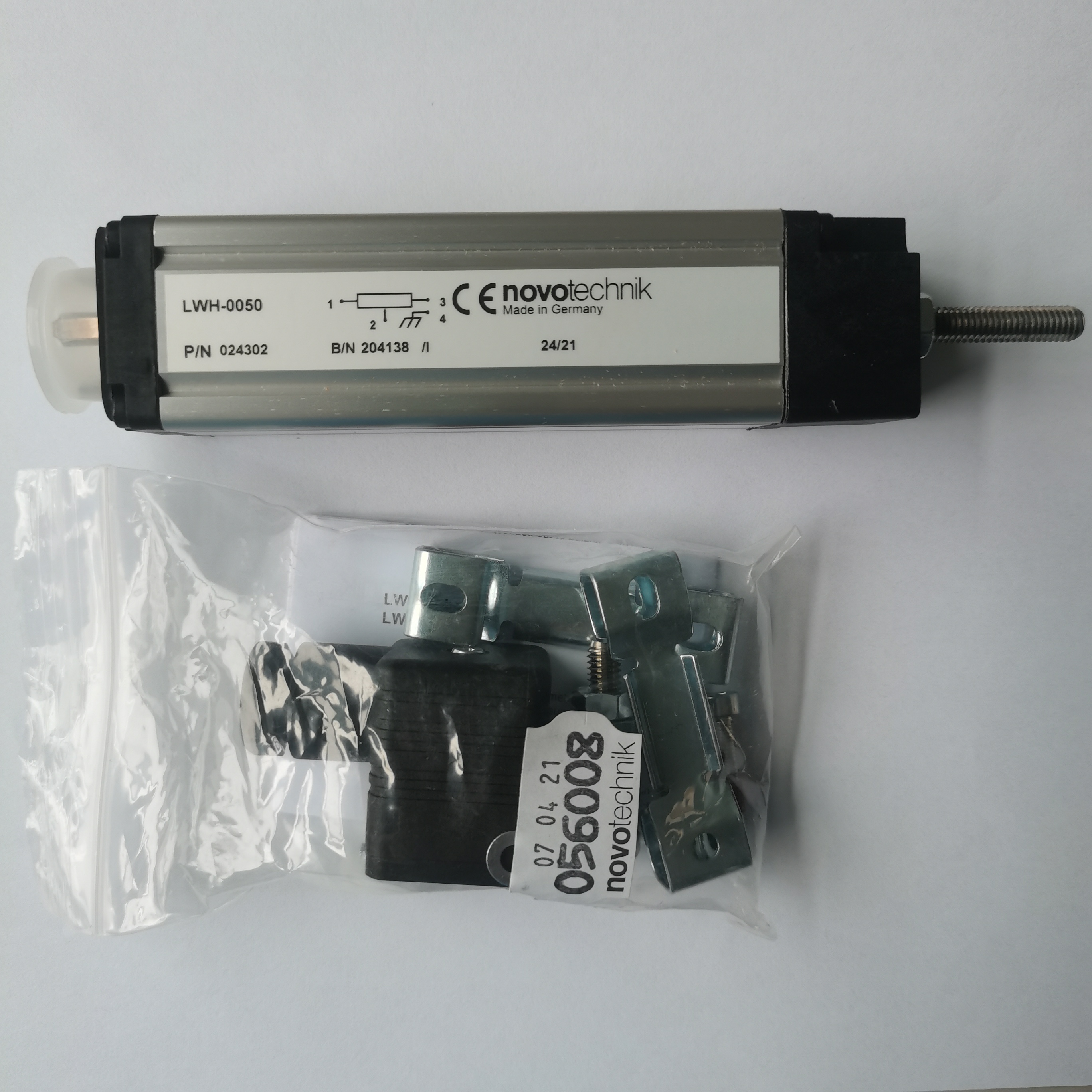 德国 Novotechnik LWH-0050 直线位移传感器｜50mm 拉杆式电子尺参数、优势与应用详解