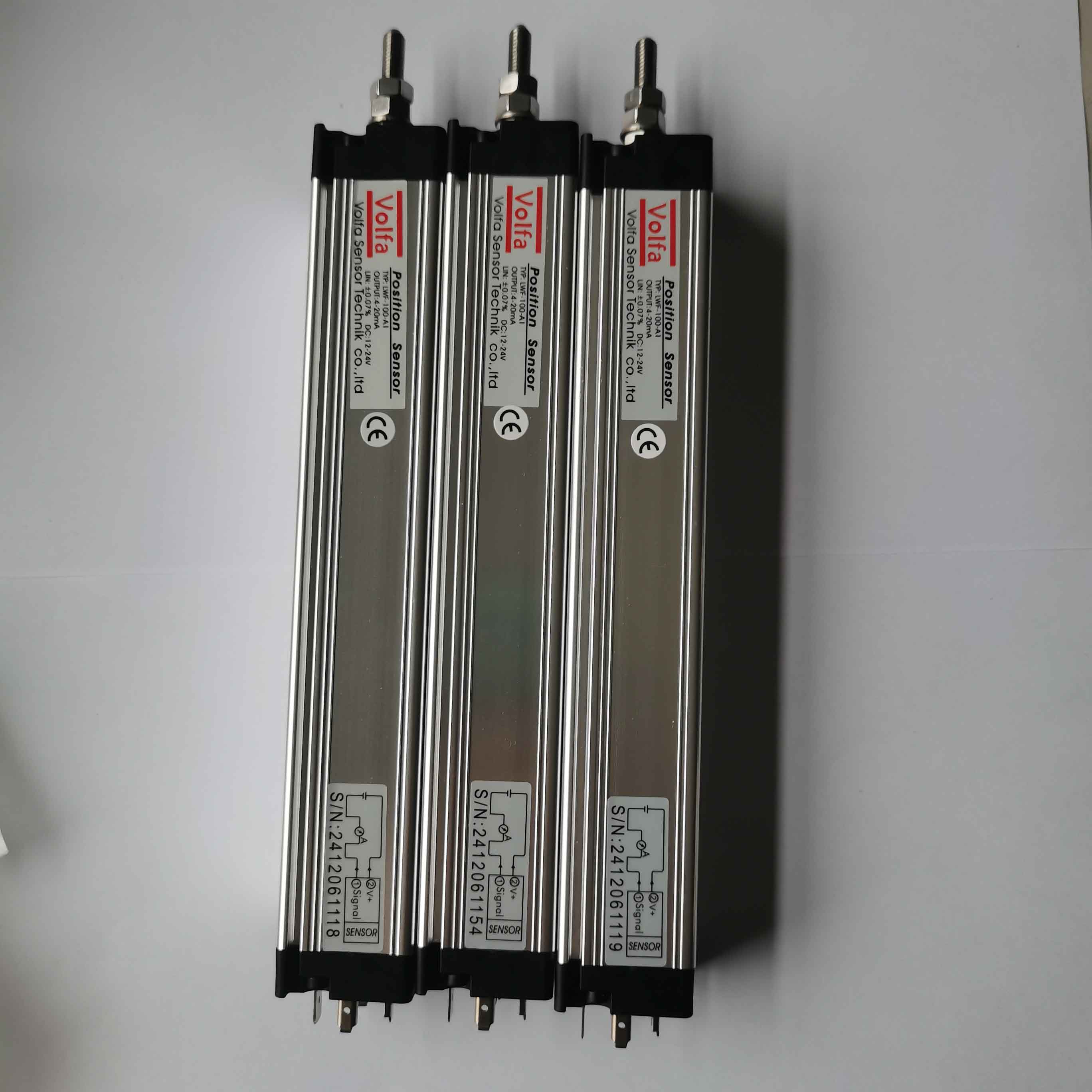 VOLFA电子尺LWF-300-A1拉杆式直线位移传感器LWF300-A1导电塑料电位器模拟量电流输出型