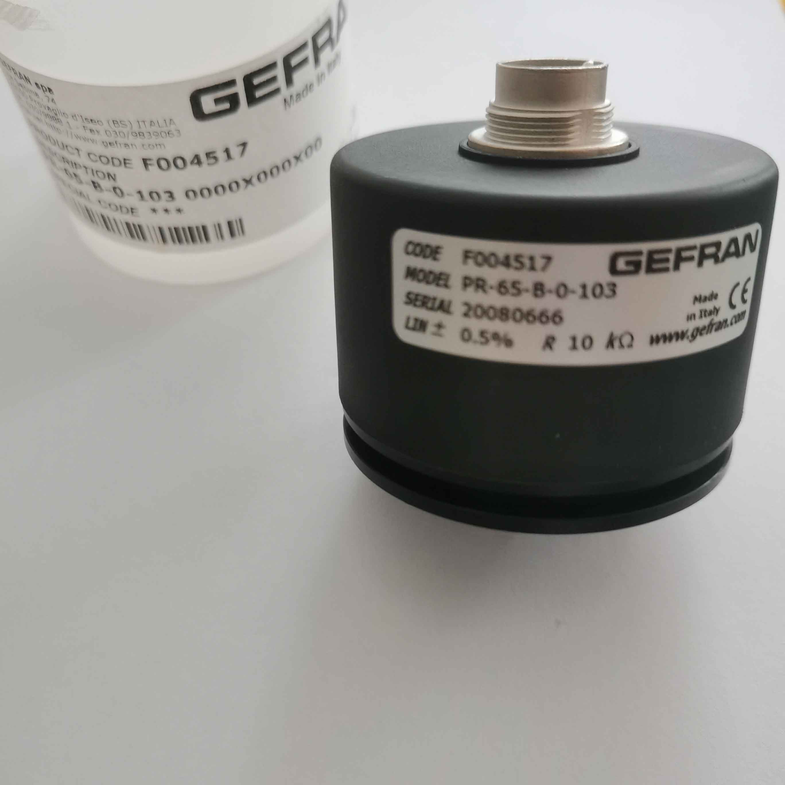 意大利GEFRAN杰福伦PR-65-B-0-103角度传感器F004517高精度工业旋转电位器