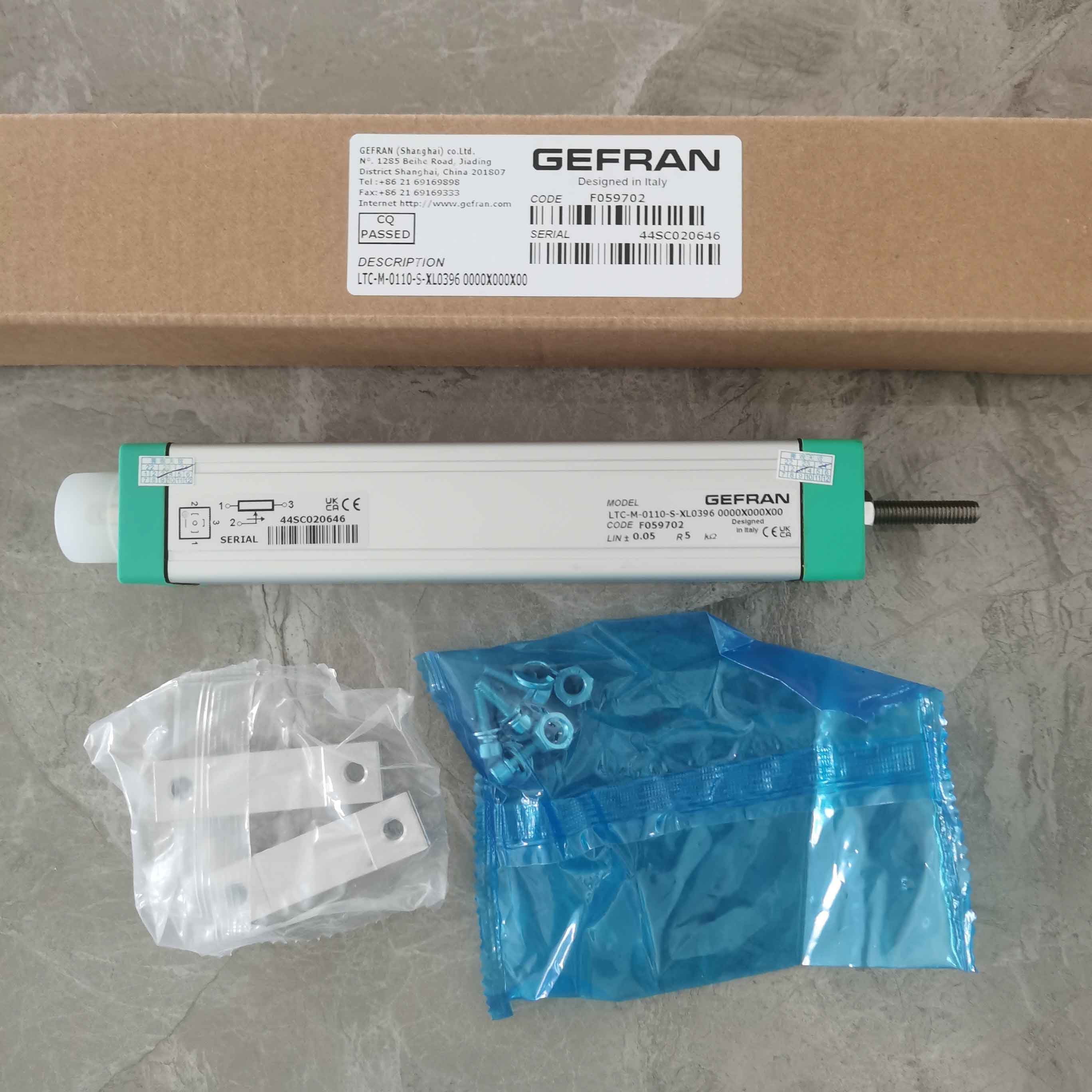 GEFRAN杰福伦LTC-M-0110-S-XL0396位移传感器LT-M-0110-S-XL0396电子尺F059702参数详解