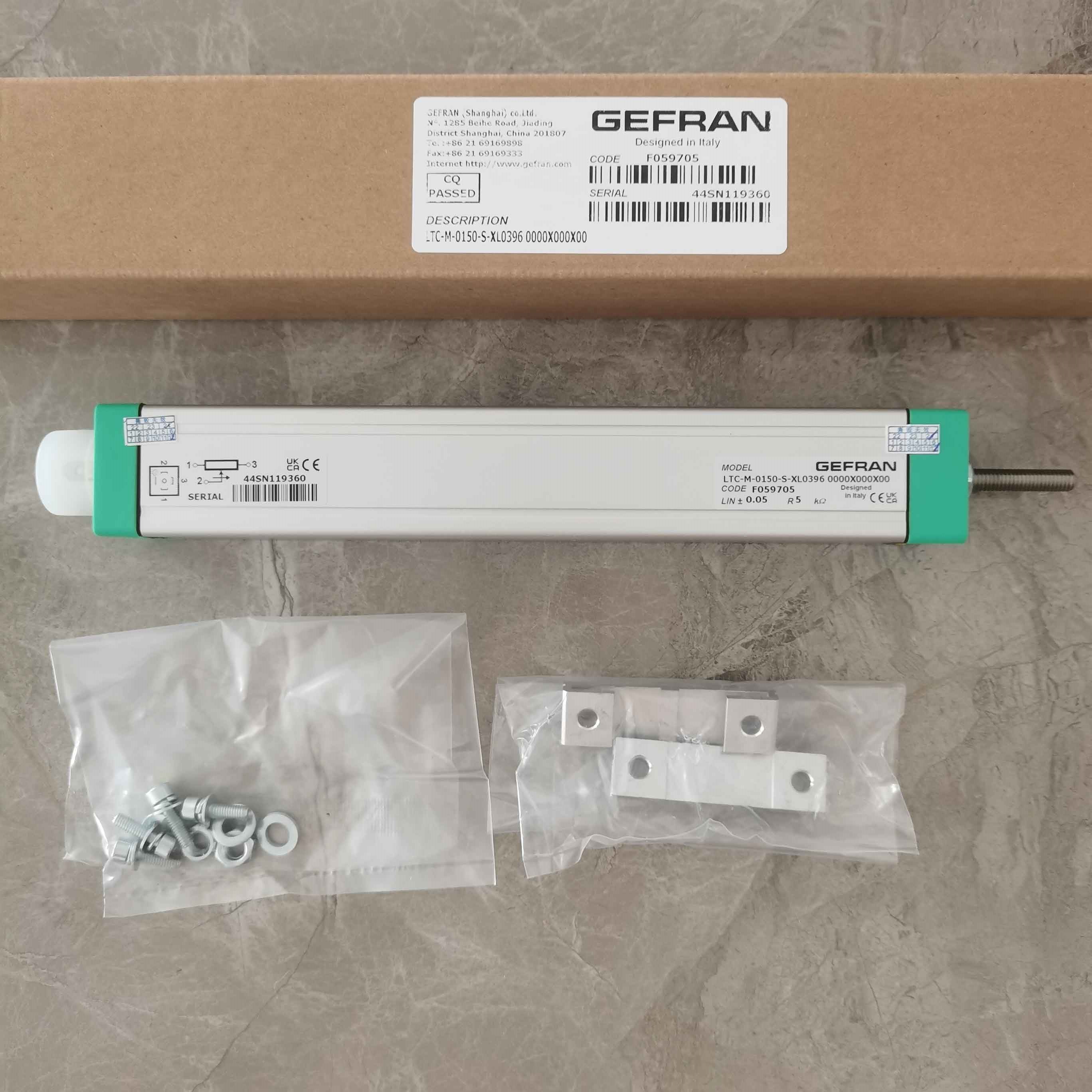 GEFRAN杰福伦LTC-M-0150-S-XL0396位置传感器LT-M-0150-S-XL0396电子尺F059705参数详解