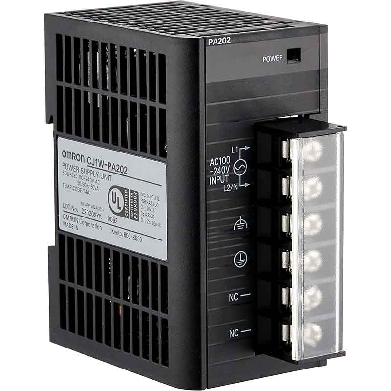 OMRON欧姆龙CJ1W-PA202电源模块参数规格功能特点与应用场景详解