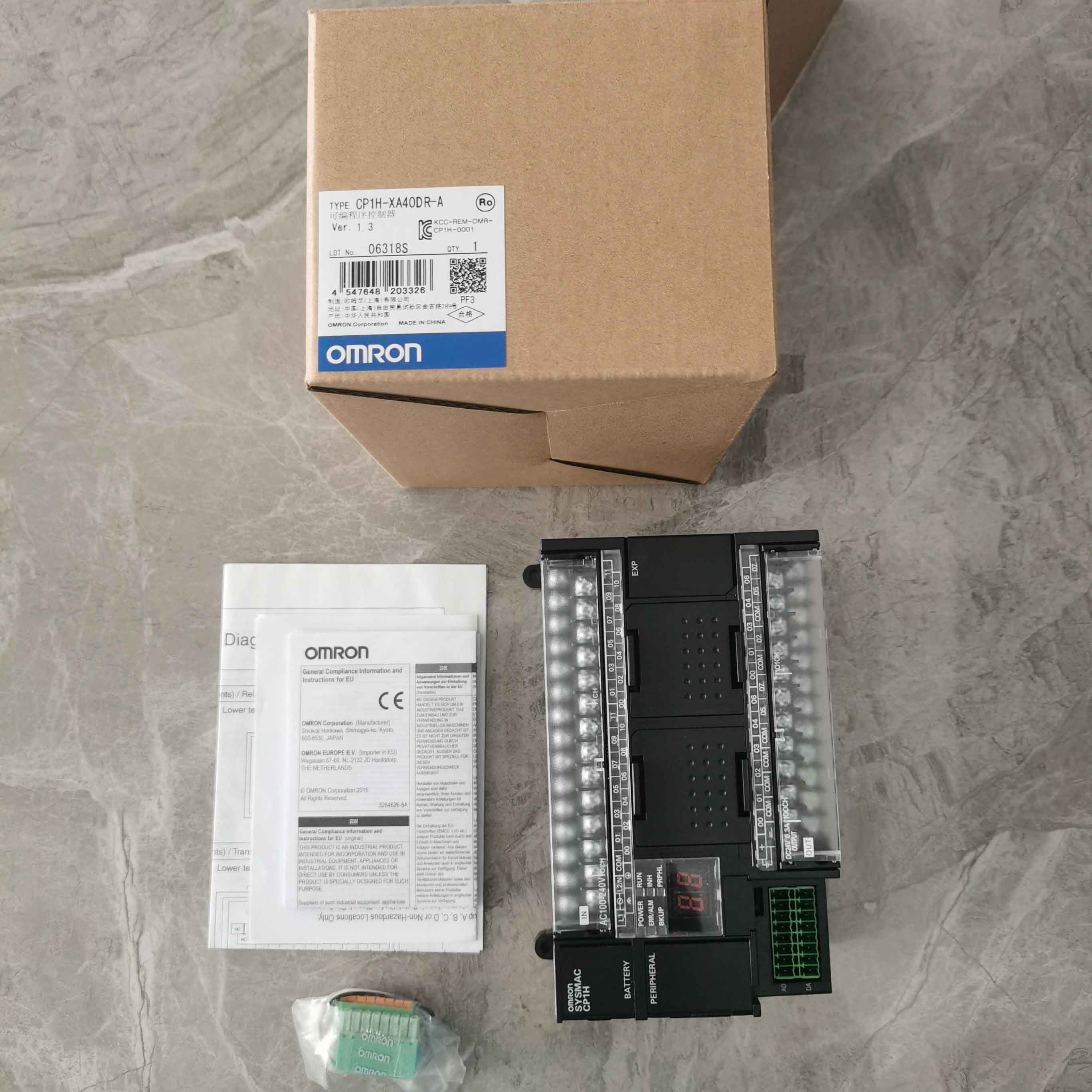 OMRON欧姆龙CP1H-XA40DR-A可编程控制器PLC|参数规格|优势及应用场景详解