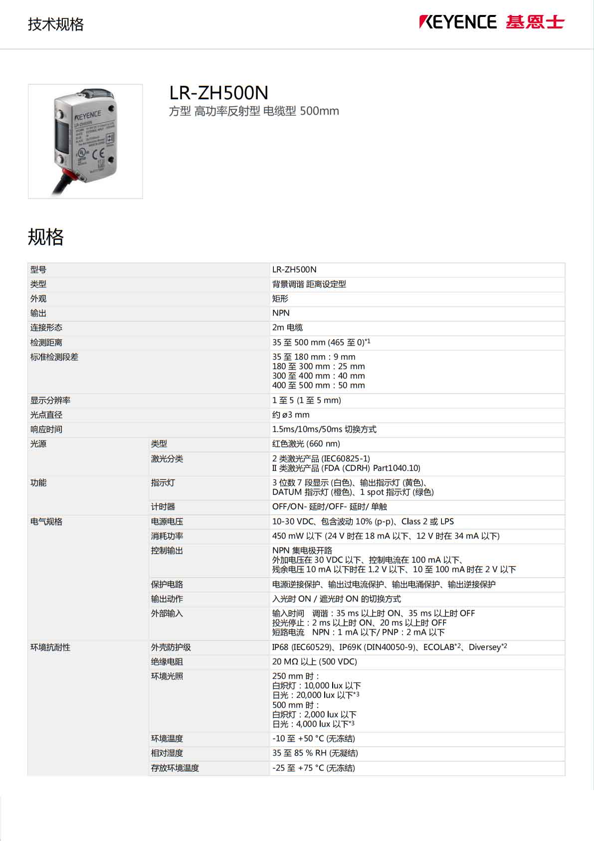 KEYENCE基恩士LR-ZH500N激光传感器-1.jpg