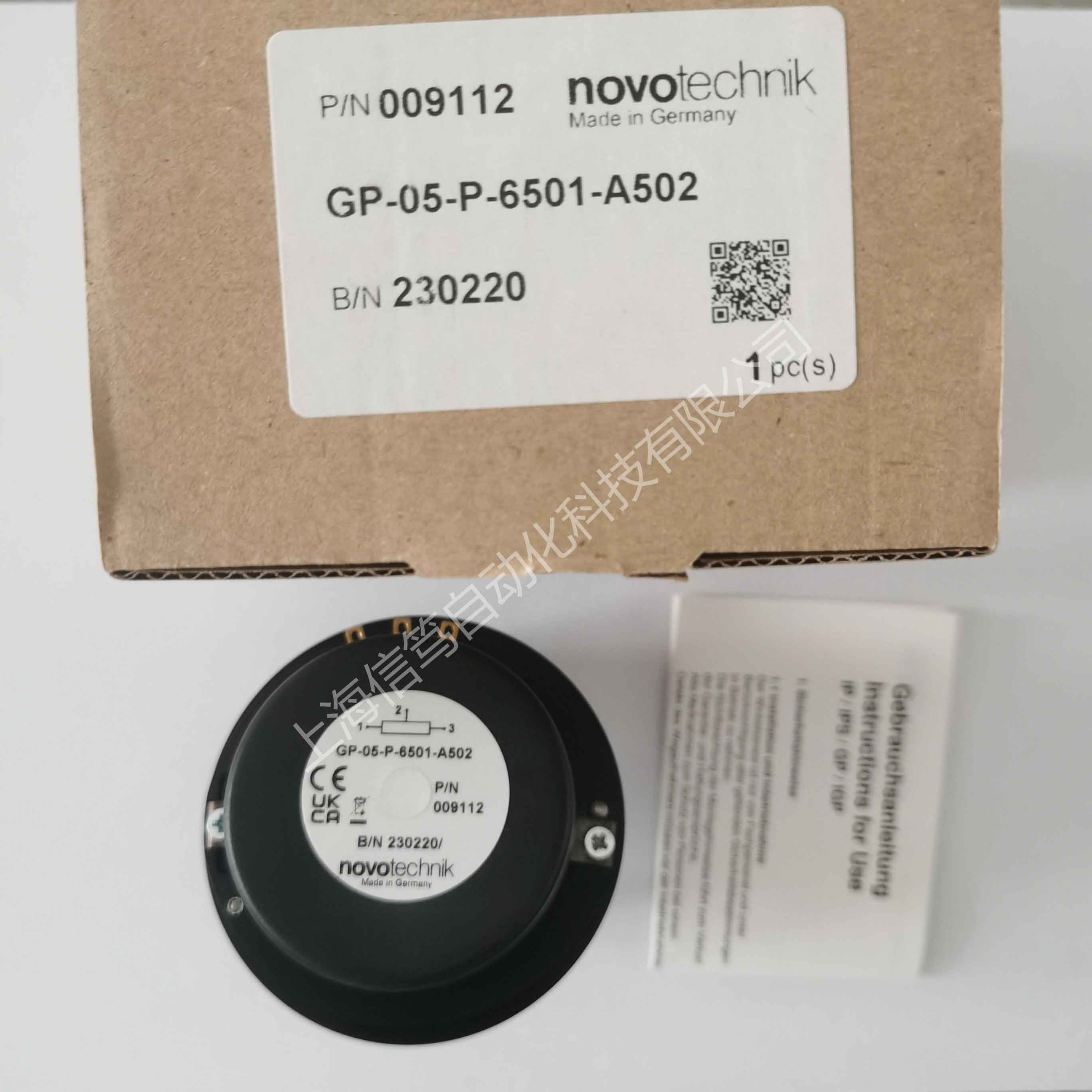 德国novotechnik角度传感器电位器GP-05-P-6501-A502:5圈工业级高精度角度电位器深度解析