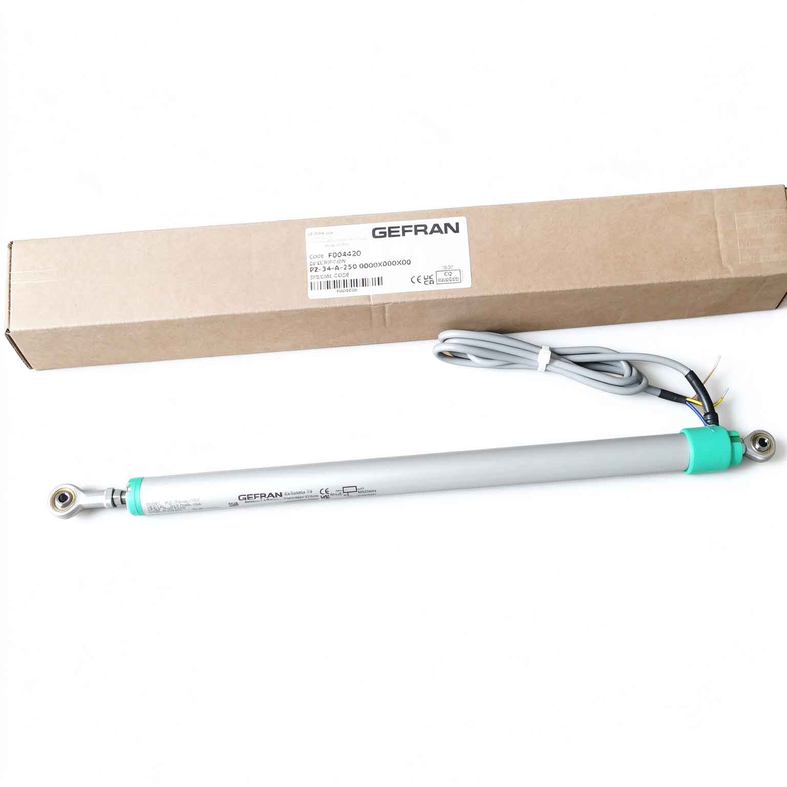 意大利GEFRAN杰福伦直线位移传感器PZ-34-A-250料号F004420产品技术解析