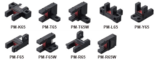 PM-65系列U型微型光电传感器PM-F65,PM-F65-P,PM-F65W,PM-F65W-P,PM-K65,PM-K65-P,PM-L65,PM-L65-P,PM-R65,PM-R65-P,PM-R65W,PM-R65W-P,PM-T65