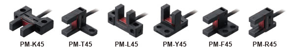 PM-45系列放大器内置U型微型光电传感器PM-K45,PM-K45-C3,PM-K45-P,PM-K45-P-C3,PM-T45,PM-T45-C3,PM-T45-P,PM-T45-P-C3,PM-L45,PM-L45-C3,PM-L45-P